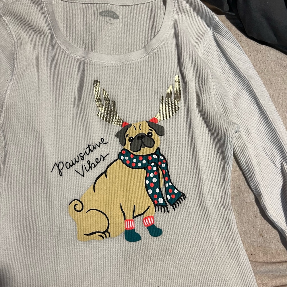 Pawstive Vibes Long Sleeve Tee - Cream